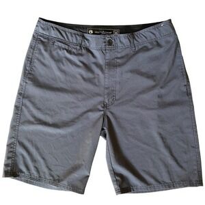 Ocean Current Men's Amphibious Golf Hybrid Board Shorts Dark Gray - 36